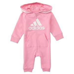 Adidas Pink Infant Hooded Jump Suit | 6M